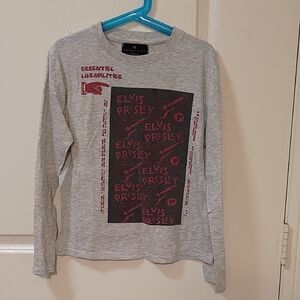 Essentiel Antwerp Gray Elvis Presley Long Sleeve Shirt
